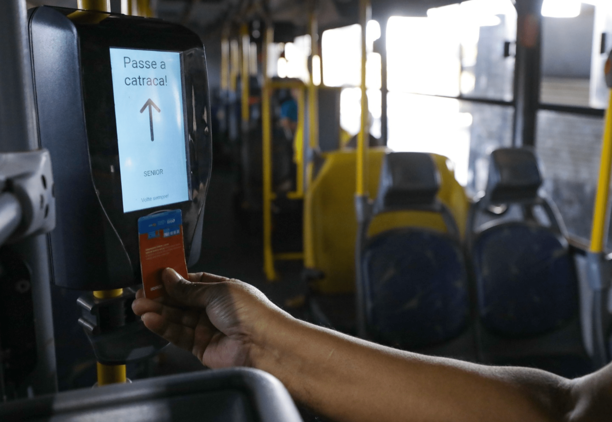 Pagamento eletrônico no transporte público do DF