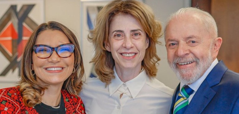 Janja, Fernanda Torres e Lula