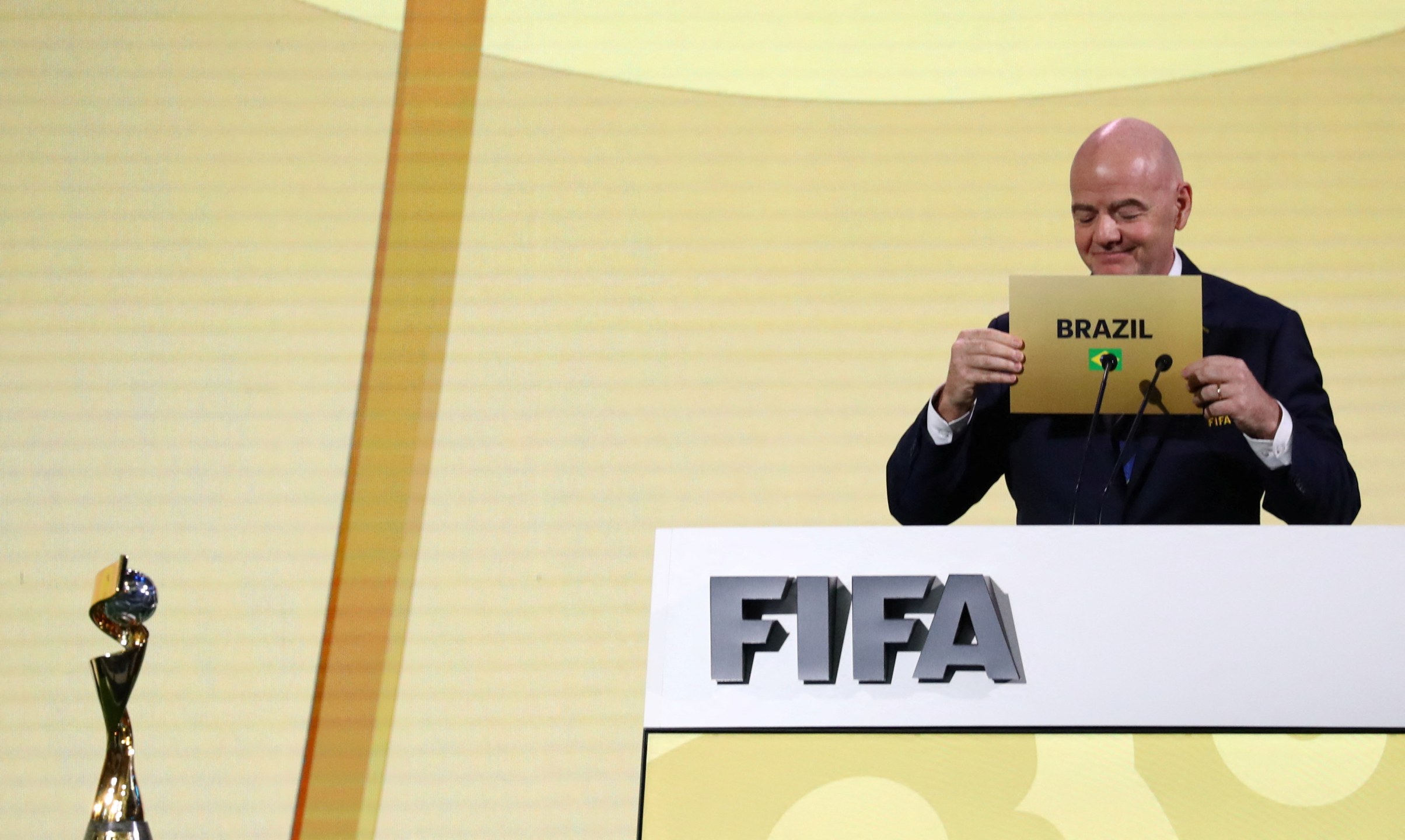 Reunião da Fifa que definiu Brasil como sede da Copa do Mundo feminina em 2027
 17/5/2024