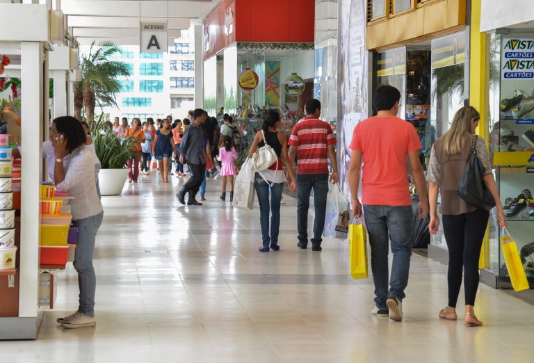Shopping no centro de Brasília