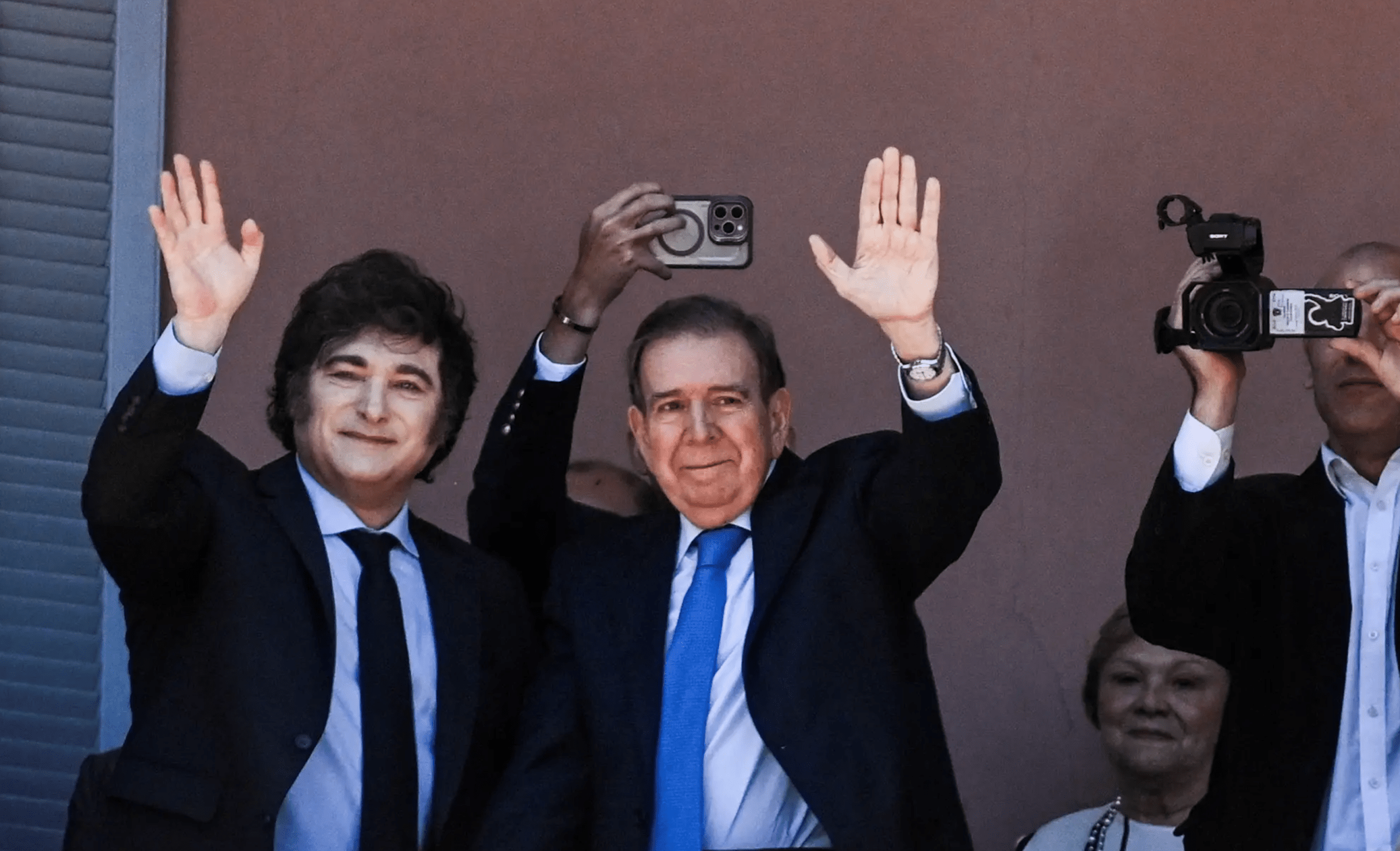 Javier Milei e Edmundo González