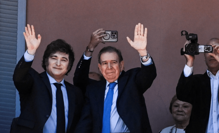 Javier Milei e Edmundo González