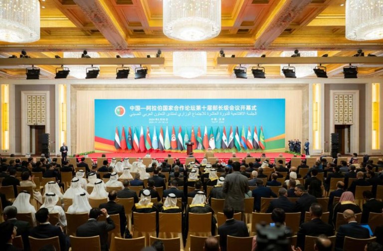 Conferência ministerial China-Países Árabes, Pequim, 30 de maio de 2024. Foto:  Zhai Jianlan/XINHUA