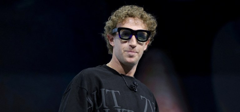 Presidente-executivo da Meta, Mark Zuckerberg, durante evento anual da companhia em Melo Park, no Estado norte-americano da Califórnia