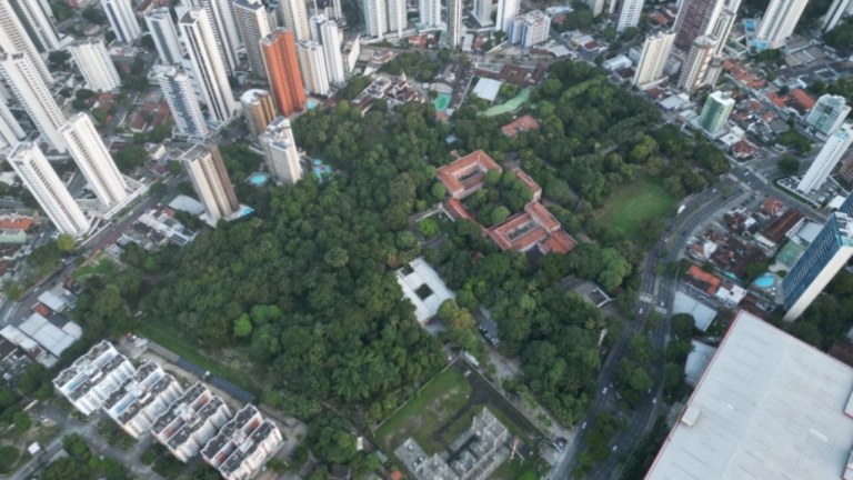 Área do Parque da Tamarineira, no Recife.