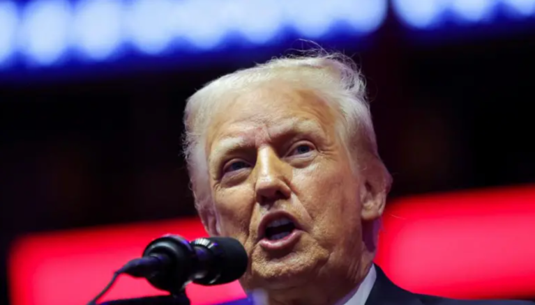 Donald Trump na véspera da posse