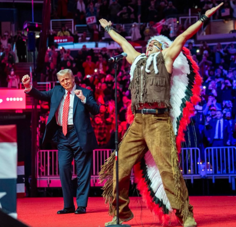 Trump na véspera da posse