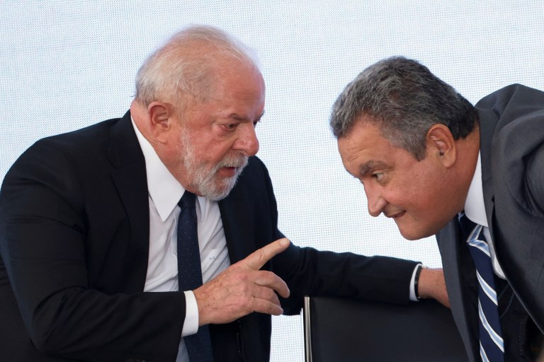 Presidente Luiz Inacio Lula da Silva e ministro da Casa Civil, Rui Costa
15/03/2023