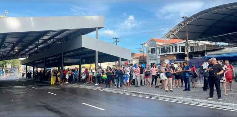 Parada de ônibus em João Pessoa