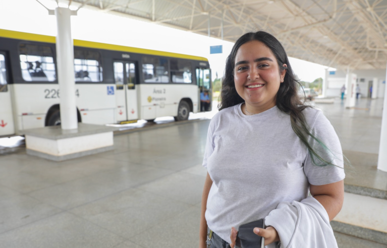 Moradora do Itapoã, Liz Maia precisava ir ao Paranoá para pegar dois ônibus e chegar ao trabalho, mas agora utiliza a rodoviária de sua cidade