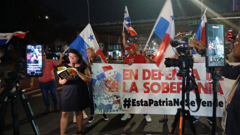 Protestos no Panamá