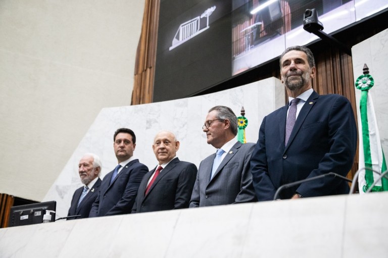 Sessão solene de posse da Mesa Diretora da Assembleia Legislativa do Paraná (Alep)
