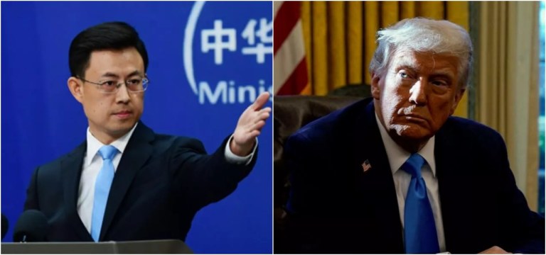 Guo Jiakun e Donald Trump