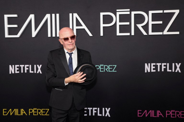 Diretor Jacques Audiard em pré-estreia do seu filme Emilia Pérez em Los Angeles, EUA - 21/10/2024