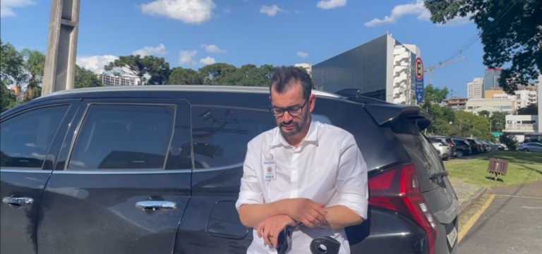 O bolsonarista Jorge Guaranho em vídeo exclusivo