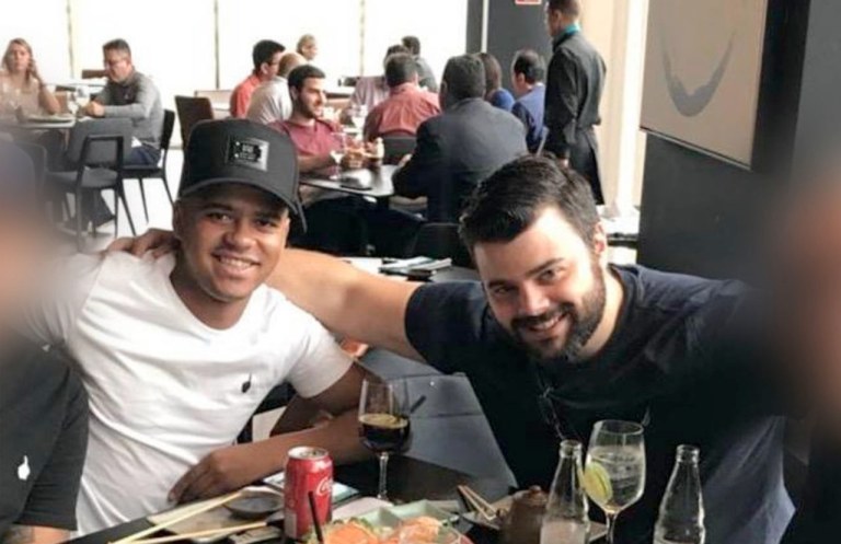 Diogo Vitor (à esq.) e William Barile Agati