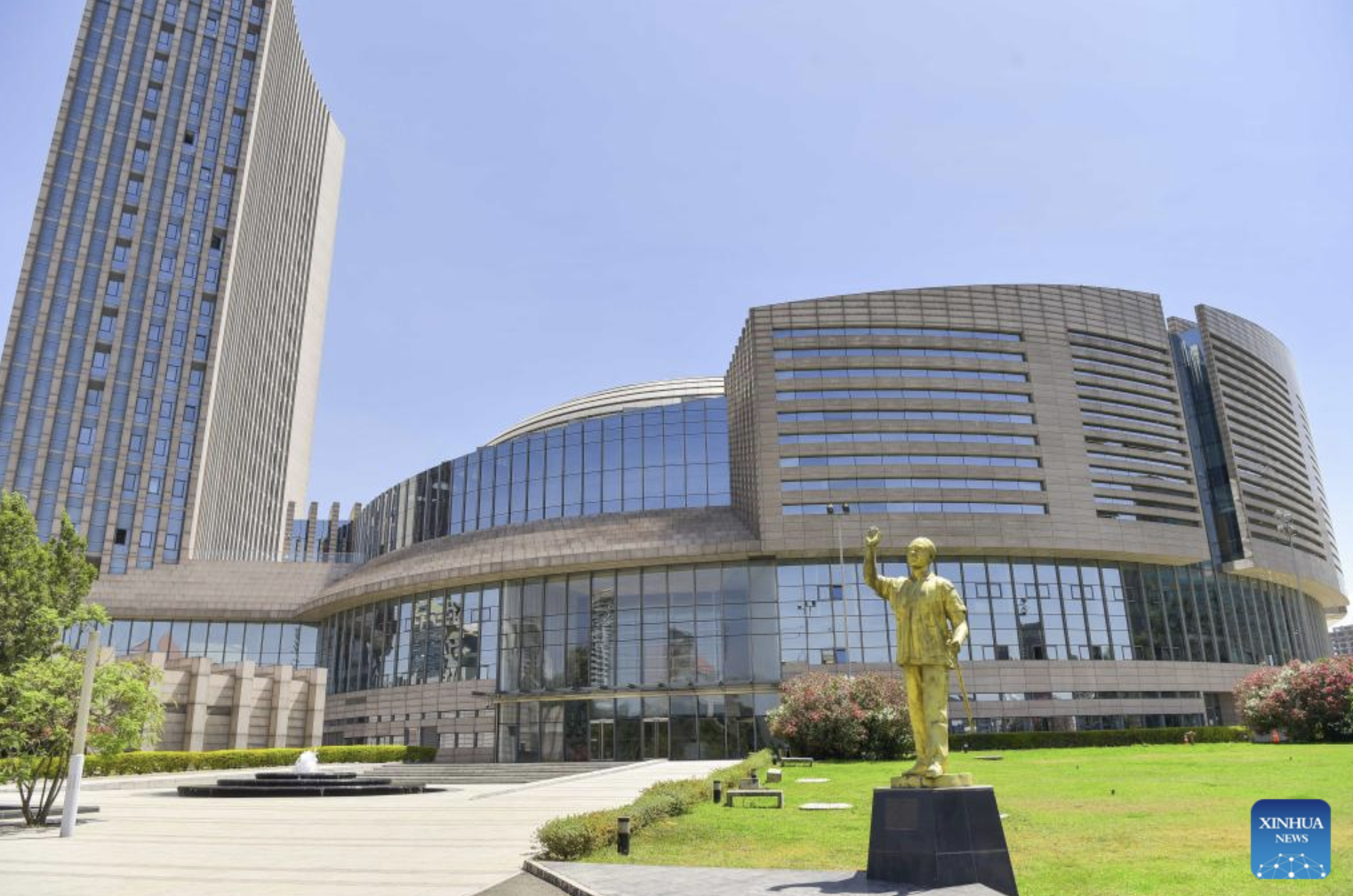 Sede da União Africana em Adis Abeba, Etiópia - 12/02/2025