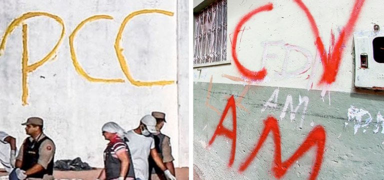 Facções Primeiro Comando da Capital e Comando Vermelho