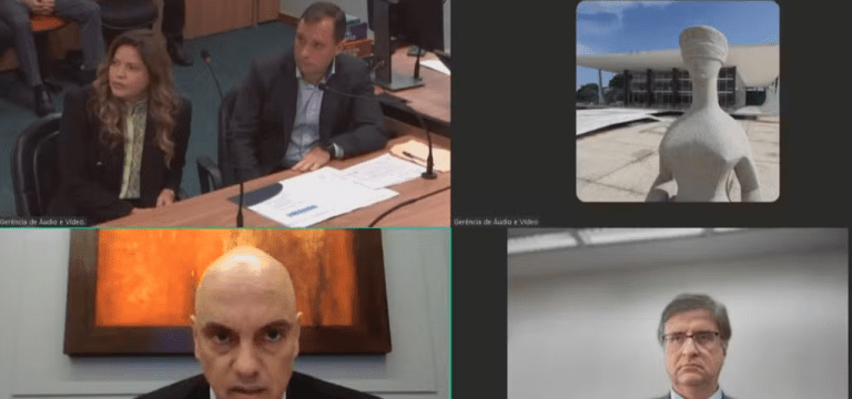 Mauro Cid, Alexandre de Moraes e Paulo Gonet
