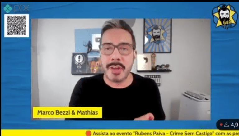 Marco Bezzi lê direito de resposta ao 247 após agressão de Leandro Demori