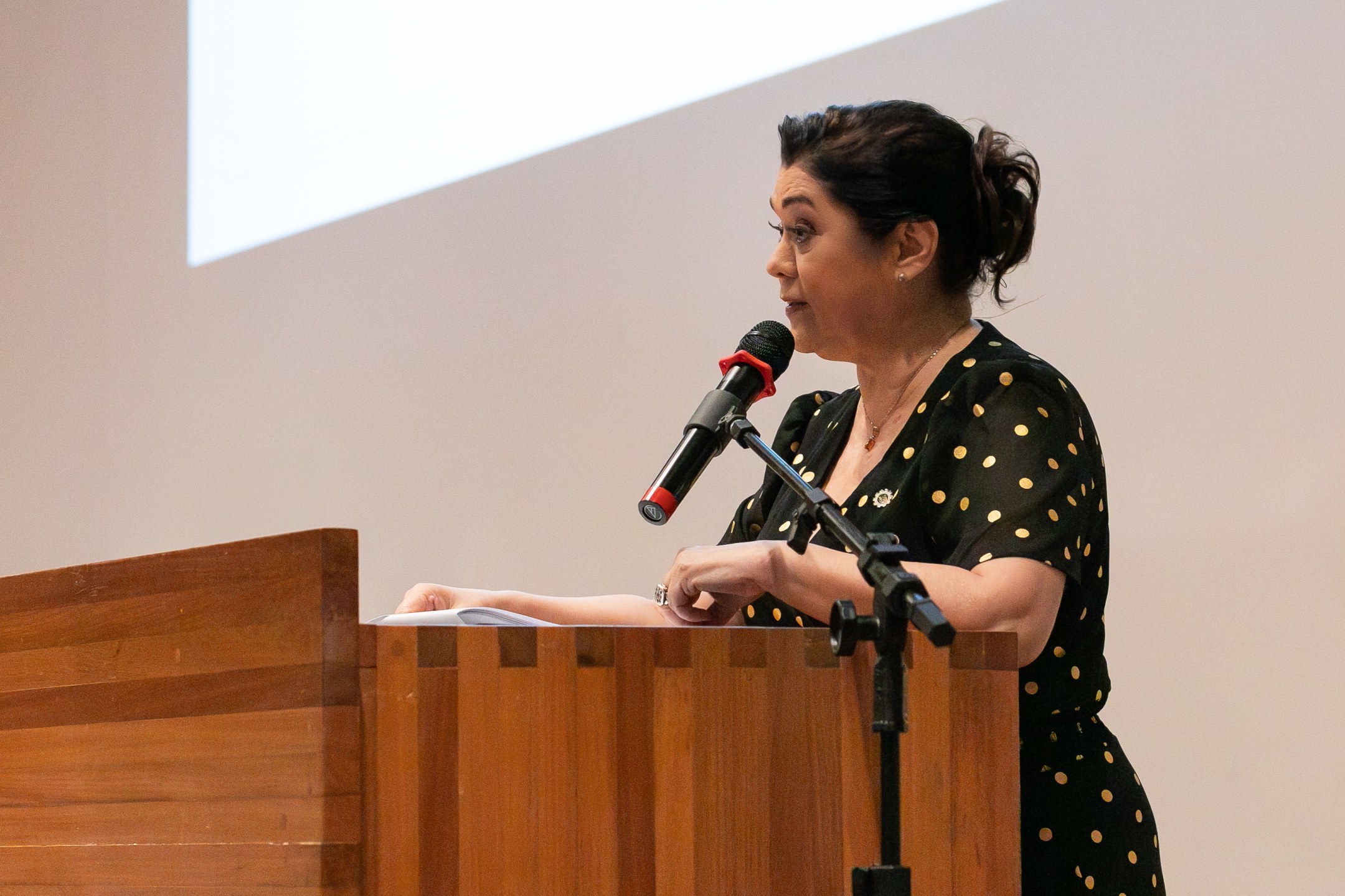 Tânia Maria Cristina, presidente do Cofecon