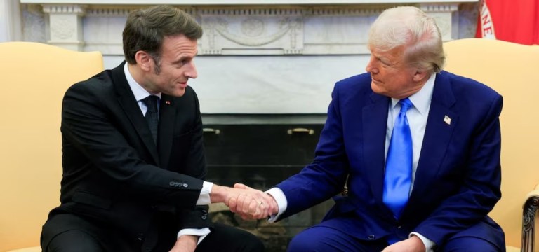 Emmanuel Macron e Donald Trump