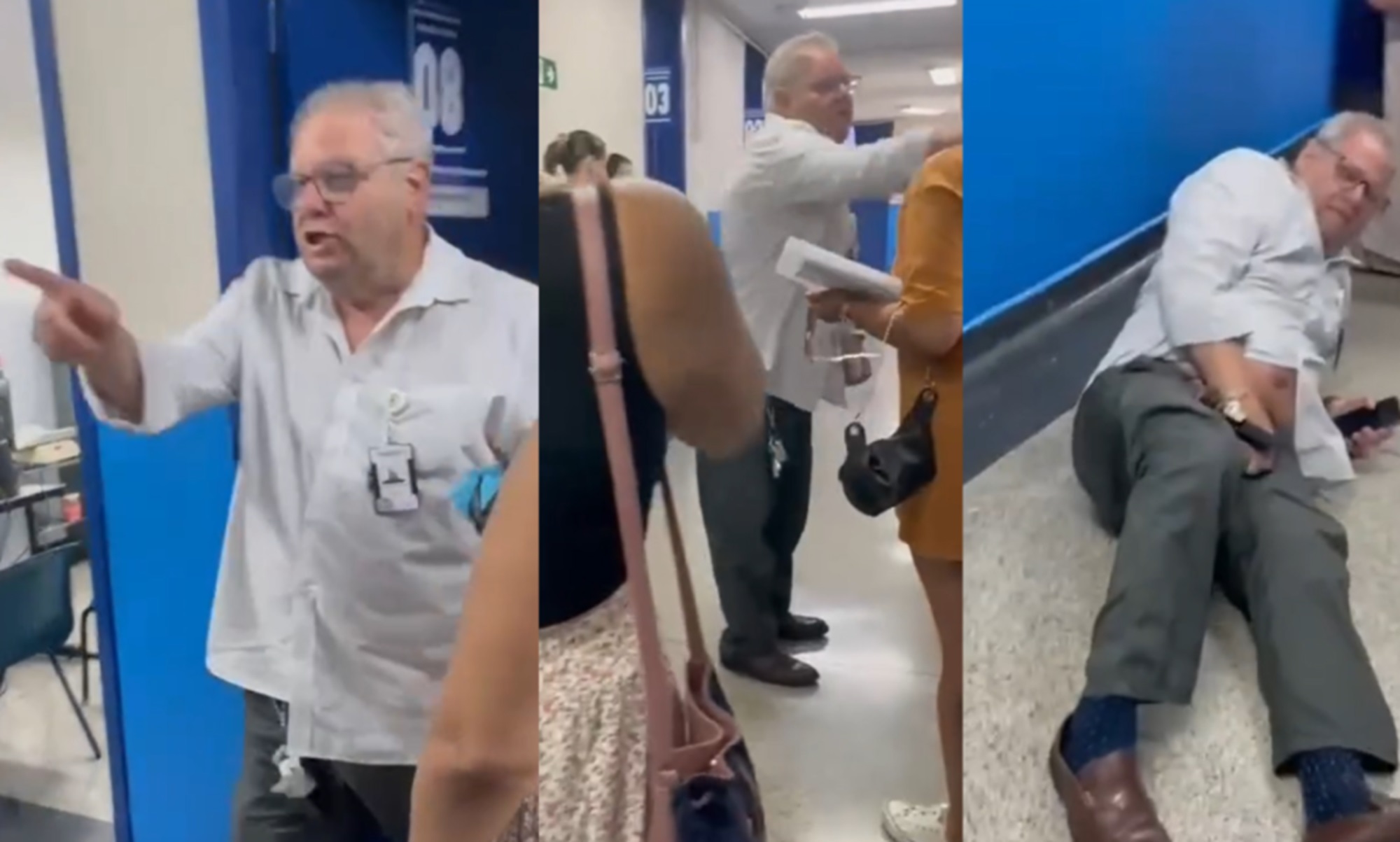 O médico gerou revolta entre os pacientes
