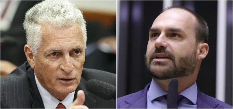 Rogério Correia e Eduardo Bolsonaro