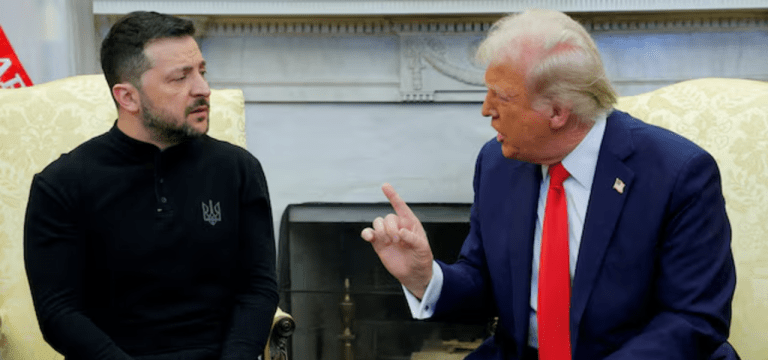 Volodymyr Zelensky e Donald Trump