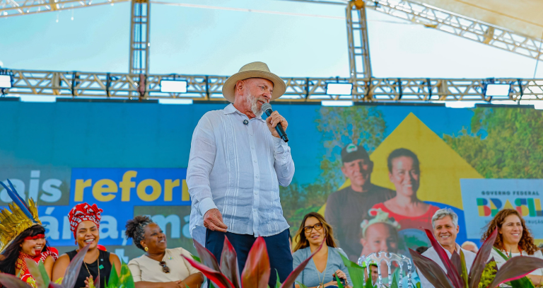 07.03.2025 - Visita às áreas de produção de goiaba, café e milho - Presidente Luiz Inácio Lula da Silva - Campo do Meio (MG)