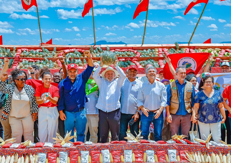 Campo do Meio (MG), 07/03/2025 - Presidente da República, Luiz Inácio Lula da Silva, durante visita às áreas de produção de goiaba, café e milho.