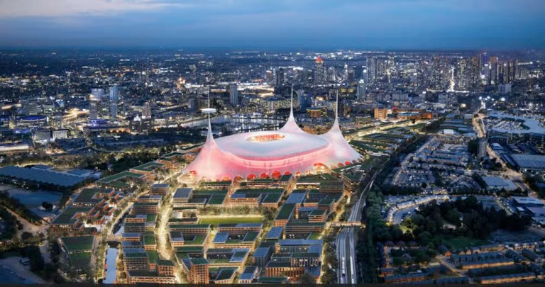 Projeto do novo estádio do Manchester