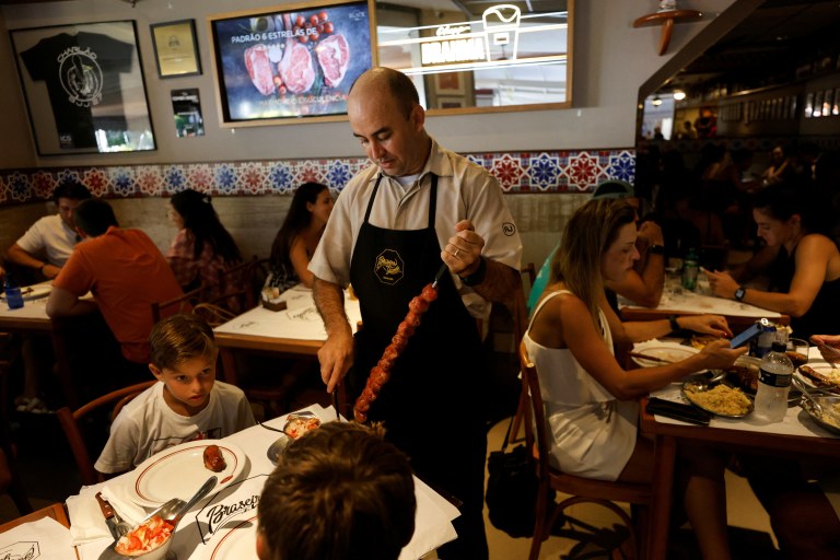 Restaurante no Rio de Janeiro 
23/02/2025. REUTERS/Jorge Silva