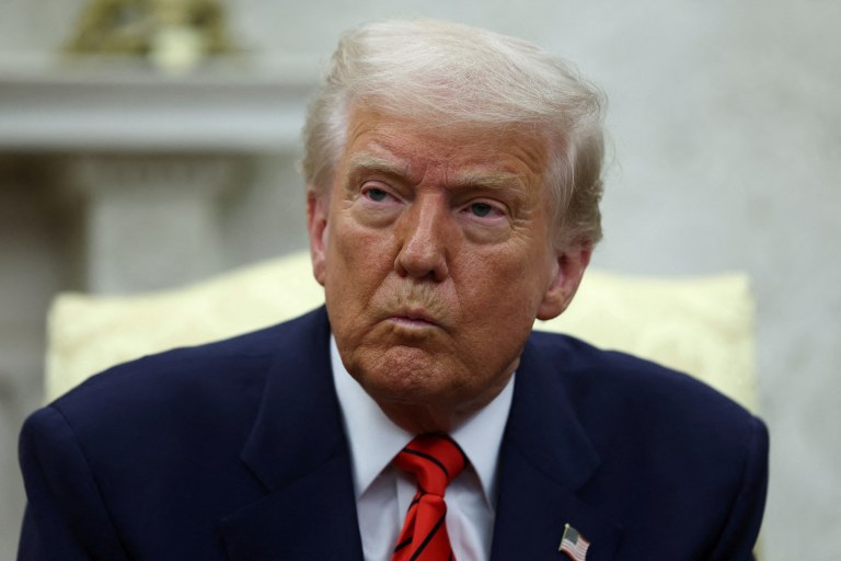 Presidente dos EUA, Donald Trump - 13/03/2025