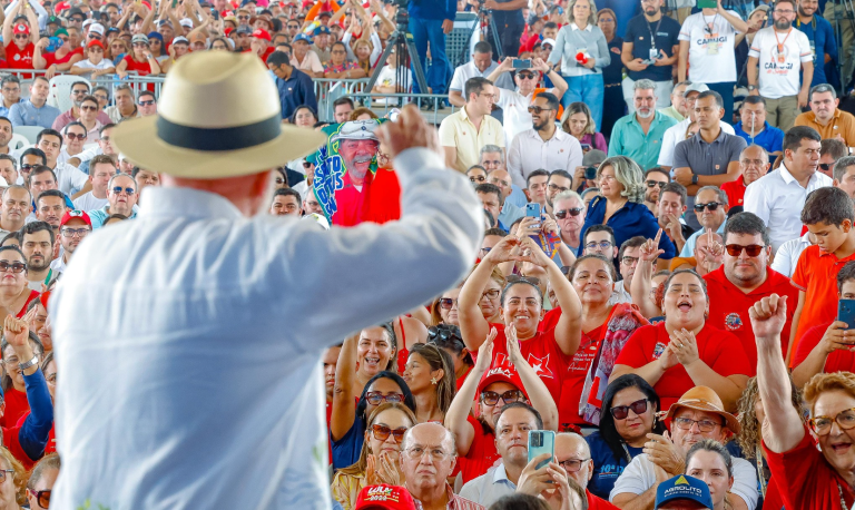 19.03.2025 - Presidente Luiz Inácio Lula da Silva durante cerimônia de Inauguração da Barragem de Oiticica, em Jucurutu - RN.