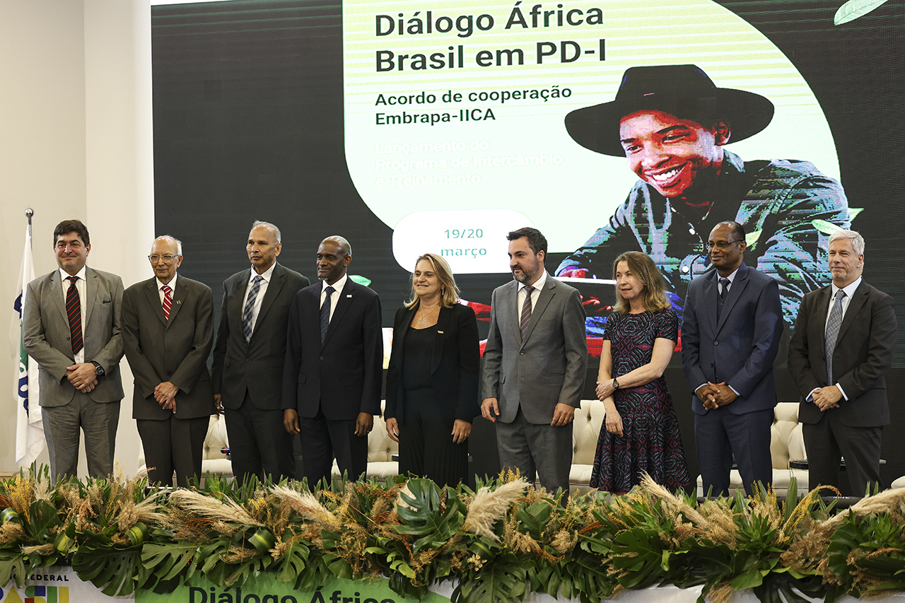 A Embrapa, o Instituto Interamericano de Cooperação para a Agricultura (IICA) e a Agência Brasileira de Cooperação (ABC) realizam o "Diálogo África-Brasil em PD&I na Agropecuária"