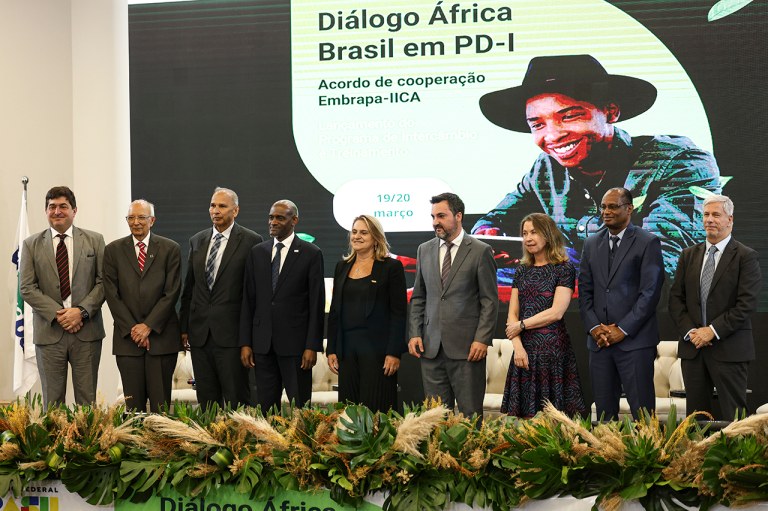 A Embrapa, o Instituto Interamericano de Cooperação para a Agricultura (IICA) e a Agência Brasileira de Cooperação (ABC) realizam o "Diálogo África-Brasil em PD&I na Agropecuária"