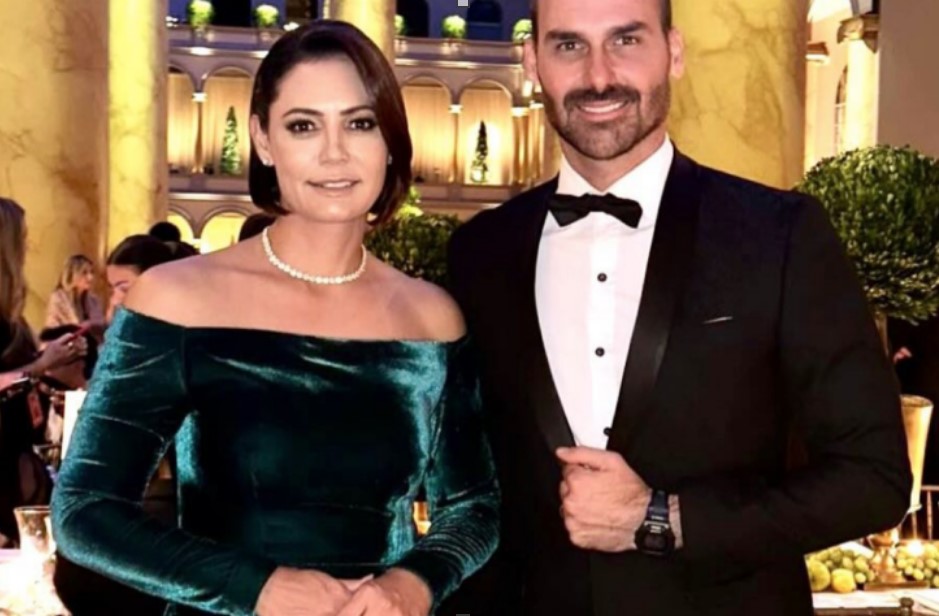 Michelle e Eduardo Bolsonaro