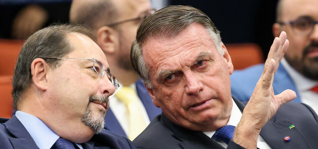 Celso Vilardi e Jair Bolsonaro