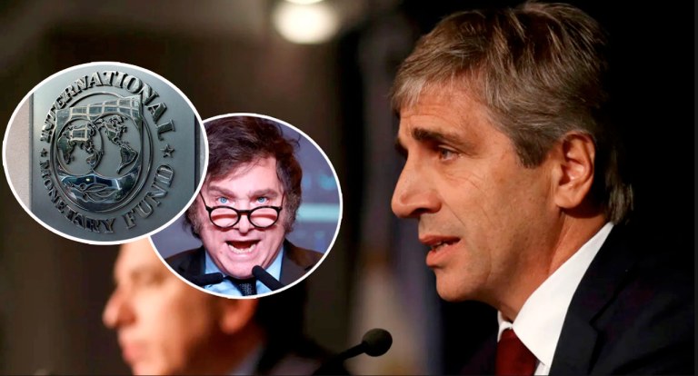 FMI, Javier Milei e Luis Caputo