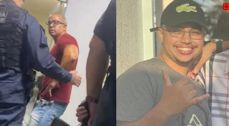 PM Fernando Ribeiro Baraúna e o feirante Pedro Henrique Morato Dantas, de 20 anos