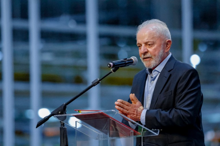 Presidente Luiz Inácio Lula da Silva durante visita e cerimônia de anúncios de investimentos e contratações por parte do Mercado Livre. Centro de Distribuição do Mercado Livre – SP04 em Cajamar - SP
