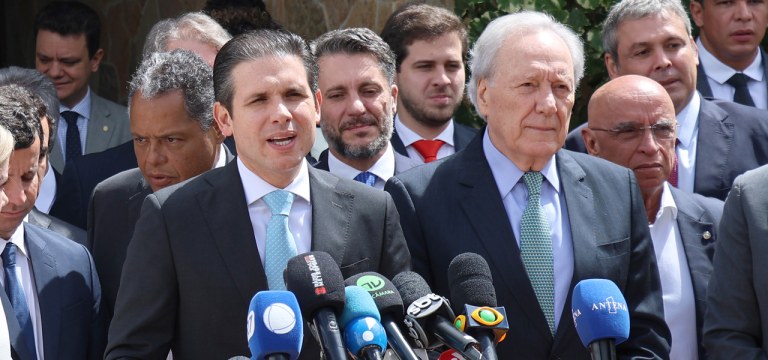Hugo Motta e Ricardo Lewandowski