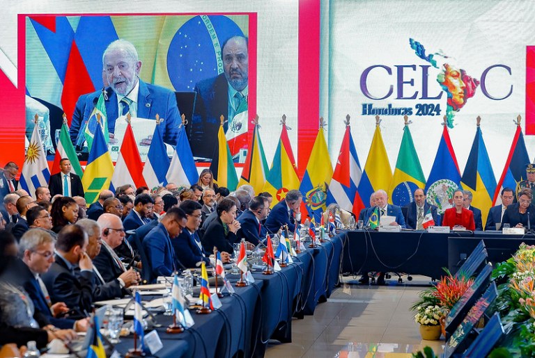 Presidente da República, Luiz Inácio Lula da Silva, durante sessão de Abertura da 9ª Reunião de Cúpula de Chefes de Estado da CELAC