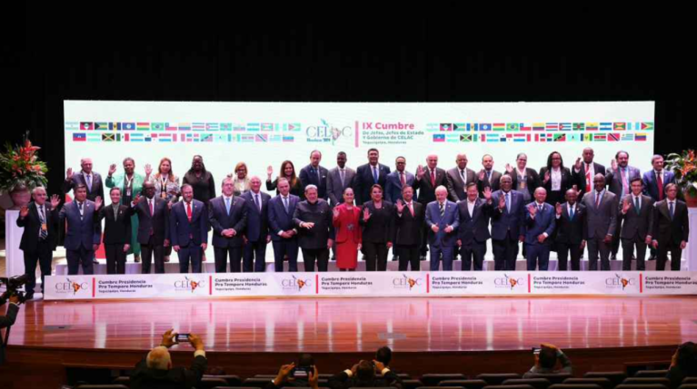 Autoridades participantes da Cúpula da Celac, Tegucigalpa, Honduras, 9 de abril de 2025. Foto: Prensa Latina