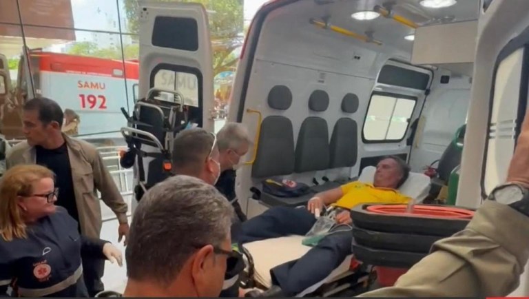 Jair Bolsonaro no SAMU