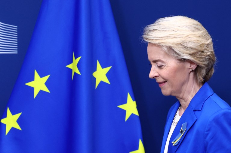 Presidente da Comissão Europeia, Ursula von der Leyen - 10/04/2025