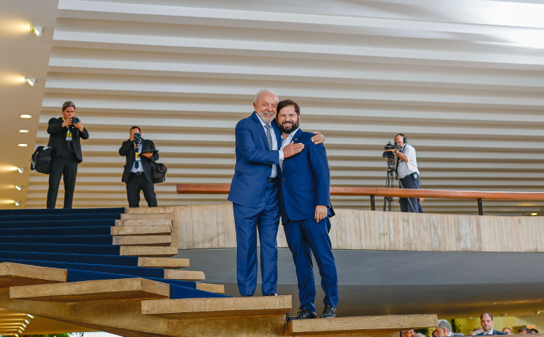 Lula e Gabriel Boric