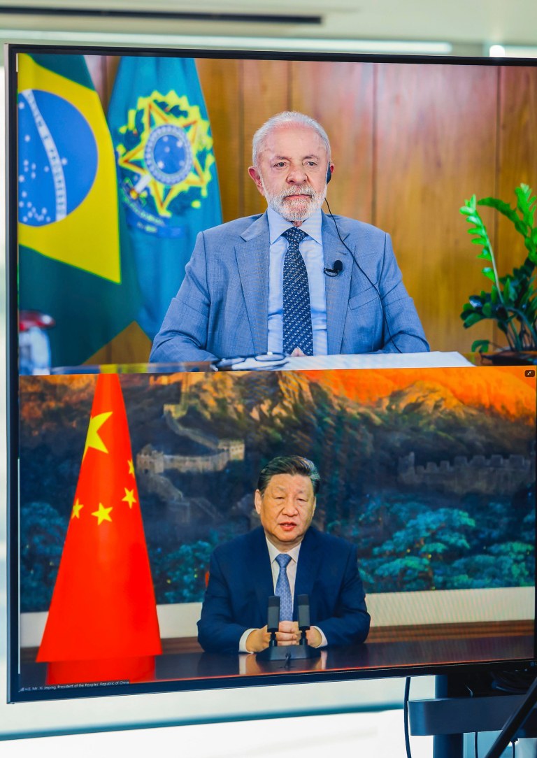 Presidente da República, Luiz Inácio Lula da Silva, durante cúpula Virtual sobre Ambição Climática - 23/04/2025