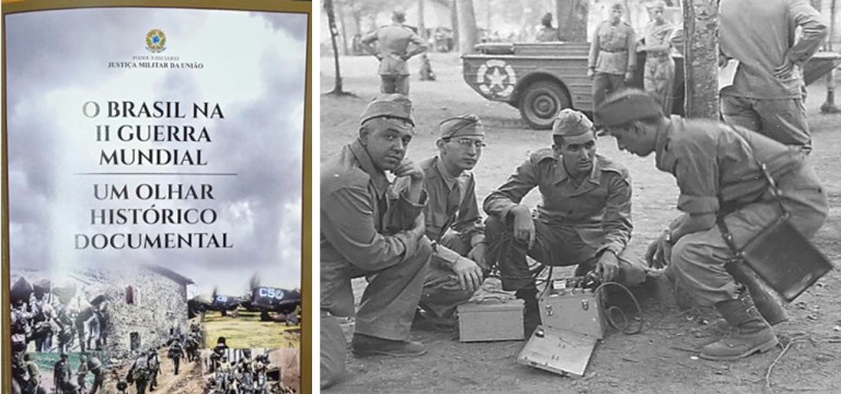 Membros da FEB na Itália durante a II Guerra Mundial